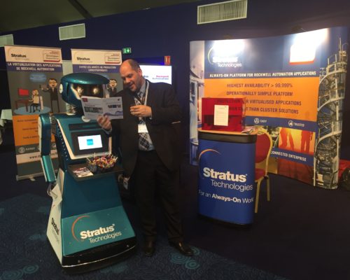 Promotional robot hire and rental, exhibition robot, Stratus