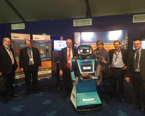 Promotional robot hire and rental, exhibition robot, Stratus