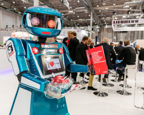 Promotional robot hire and rental, exhibition robot, Kalmar